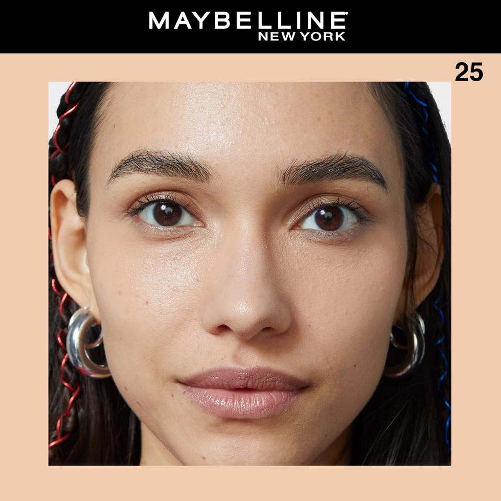 Maybelline New York Fit Me Korektor Pełnokryjący 25 Średni 6,8ml Naturalne Matowe Wykończenie Ukrywa Cienie Pod Oczami Niedoskonałości Zaczerwienienia Beztłuszczowy Długotrwały
