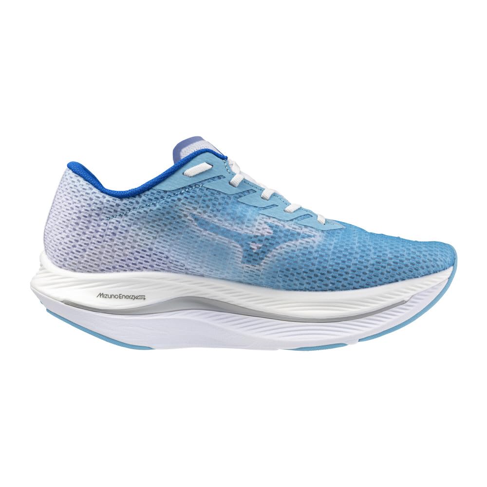 Mizuno Chaussures de Running Wave Rebellion Flash 2 pour Bleu Épais x Bleu x 2E Jogging, Marathon, Entraînement, Sports, Légères, Résilientes, Semelle, Homme,