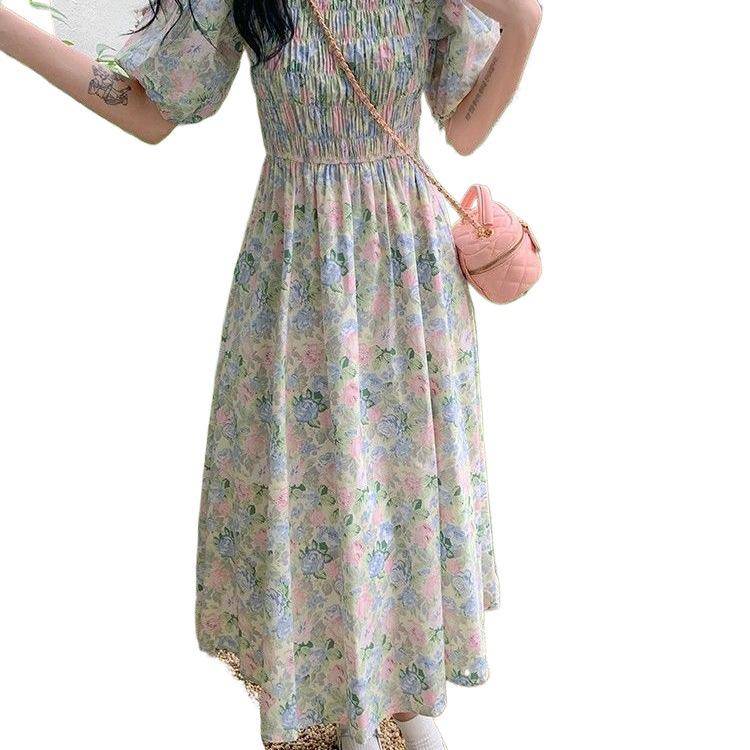 Sweet Girl Floral Midi Dress: Plus Size, Waist-Cinched, Gentle Style for Summer 2026