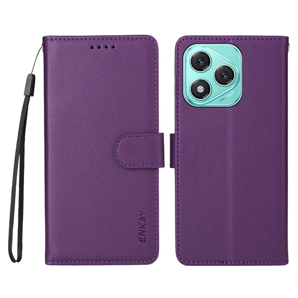 ENKAY HAT PRINCE For Honor 400 Lite 5G Wallet Case with Strap RFID Blocking Leather Stand Phone Cover