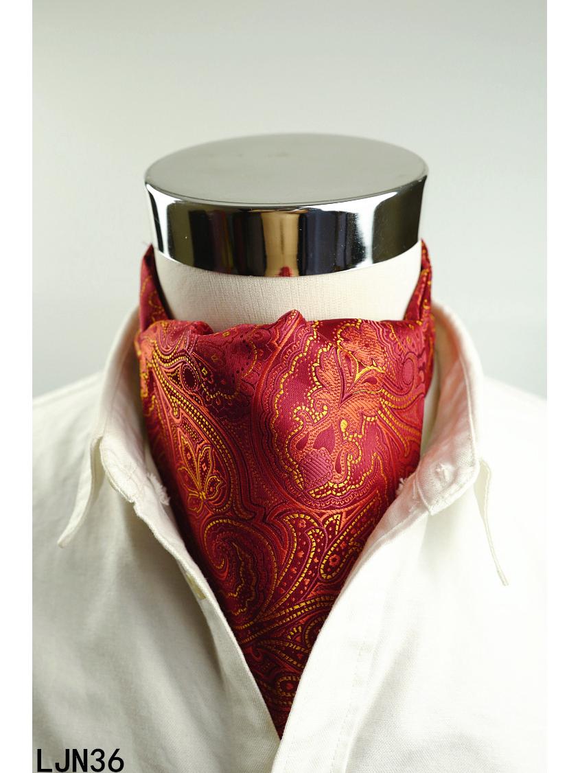 

Мужской шелковый полосатый в горошек двухсторонний модный шарф 100-135CM