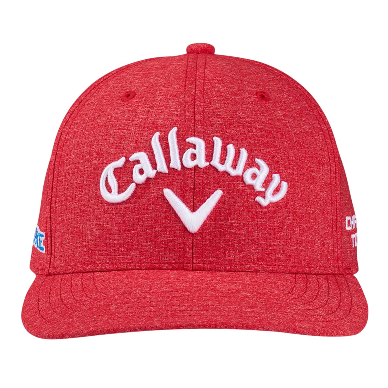 Callaway Heren Wordmark Pet met Gebogen Klep One Size perzische rode kleur