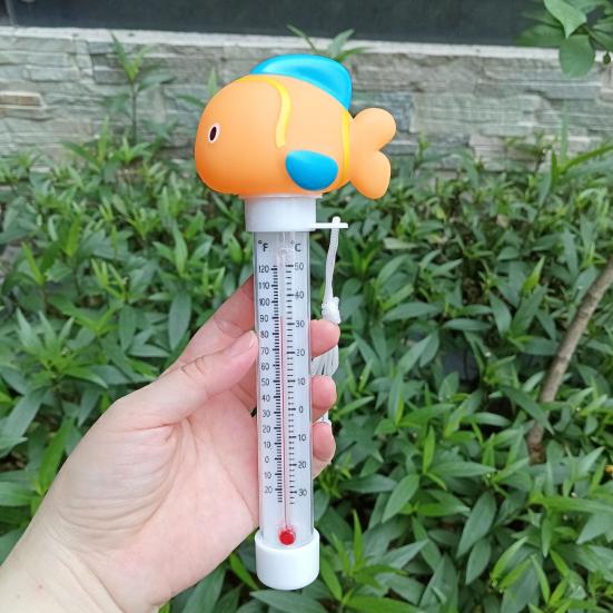 Floating Swimming Pool Thermometer Cartoon Animal Shape Water Thermometer for Pools Spas Aquariums Easy Read Pond Thermometer