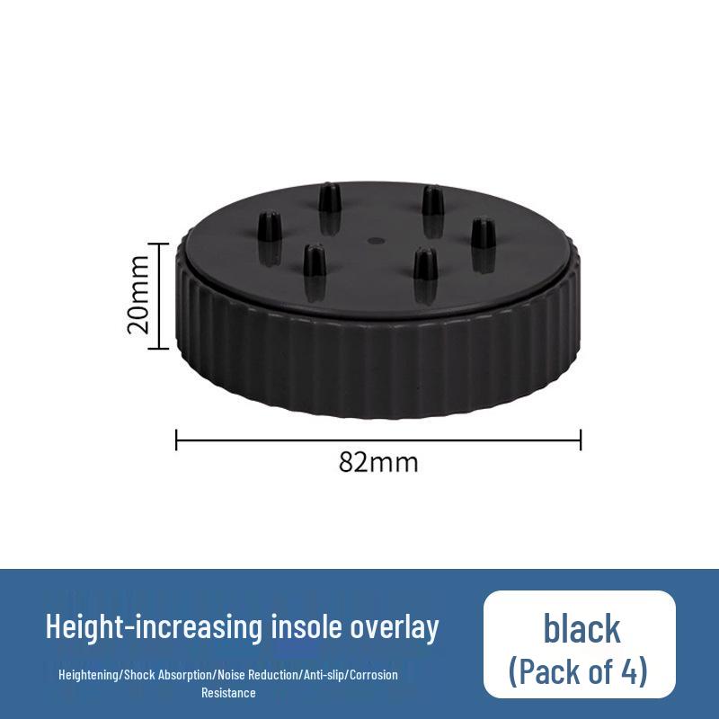 Adjustable Anti-Slip Table Leg Heightening Pads for Furniture, Coffee Tables, and Washing Machines