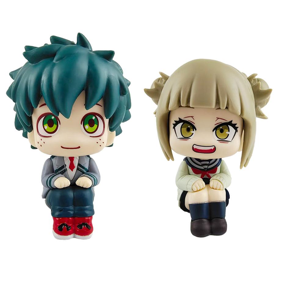 10cm Boku no Hero Academia Anime Figure Midoriya Izuku Action Figure Bakugo Katsuki/Todoroki So Figurine PVC Collection Toys