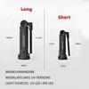 Multi-functional UV Flashlight USB Rechargeable Black Light Torch 5 Modes Emergency Red and White Light Flashlight Work Light