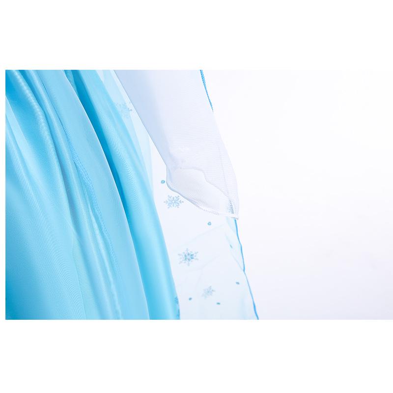 Frozen Princess Elsa Halloween Mesh Dress for Kids
