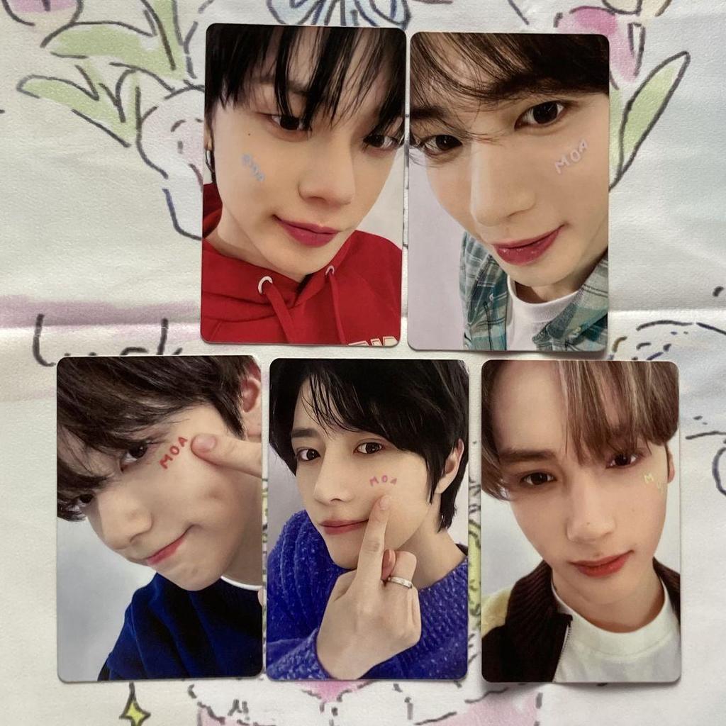 [USED] TXT moazone Japan Concert FC Bonus Fan Meeting Trading Cards (5 pieces)