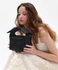 Bowtique Lindsey Bow Ribbon Two-Way Bag_Black