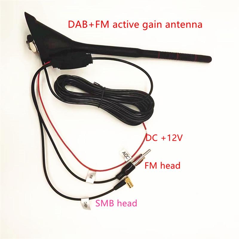 ABAC-Car Antenna Car Radio Antenna Active Amplification Antenna FM Antenna DAB Antenna