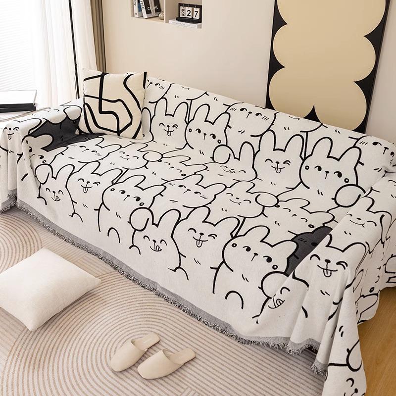 Sofa Cover Chenille Anti-Scratching One Piece Full Cover Sofa Cover Four Seasons Universal All-Inclusive Sofa Cover
