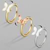 Fidget Spinner Rings for Women for Butterfly Rotating Spinning Anxiety Ring Adjustable Open Ring for Women Girlfriend Gi