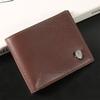 New Men's Wallet Men's Short Multi-Card Position Fashion Casual Wallet Men's Green Thin Two-fold Horizontal Soft Wallet