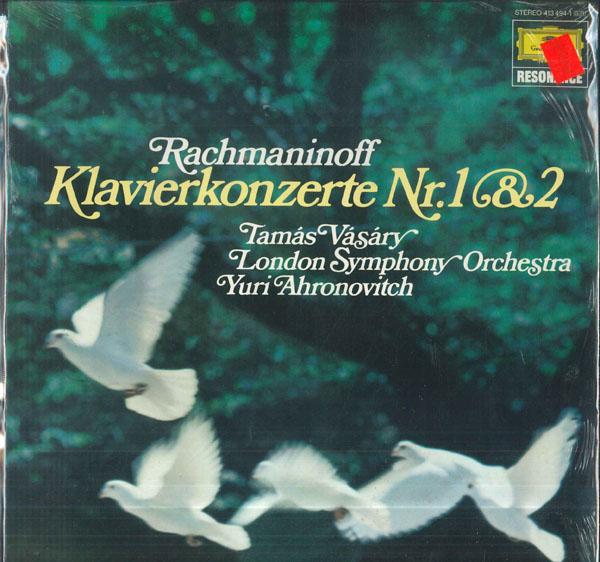 

LP Record TAMAS VASARY YURI AHRONOVITCH LON Rachmaninoff Konzert Fur Klavier Un 4134941 DEUTSCHE GRAMMO Germany Classical Used