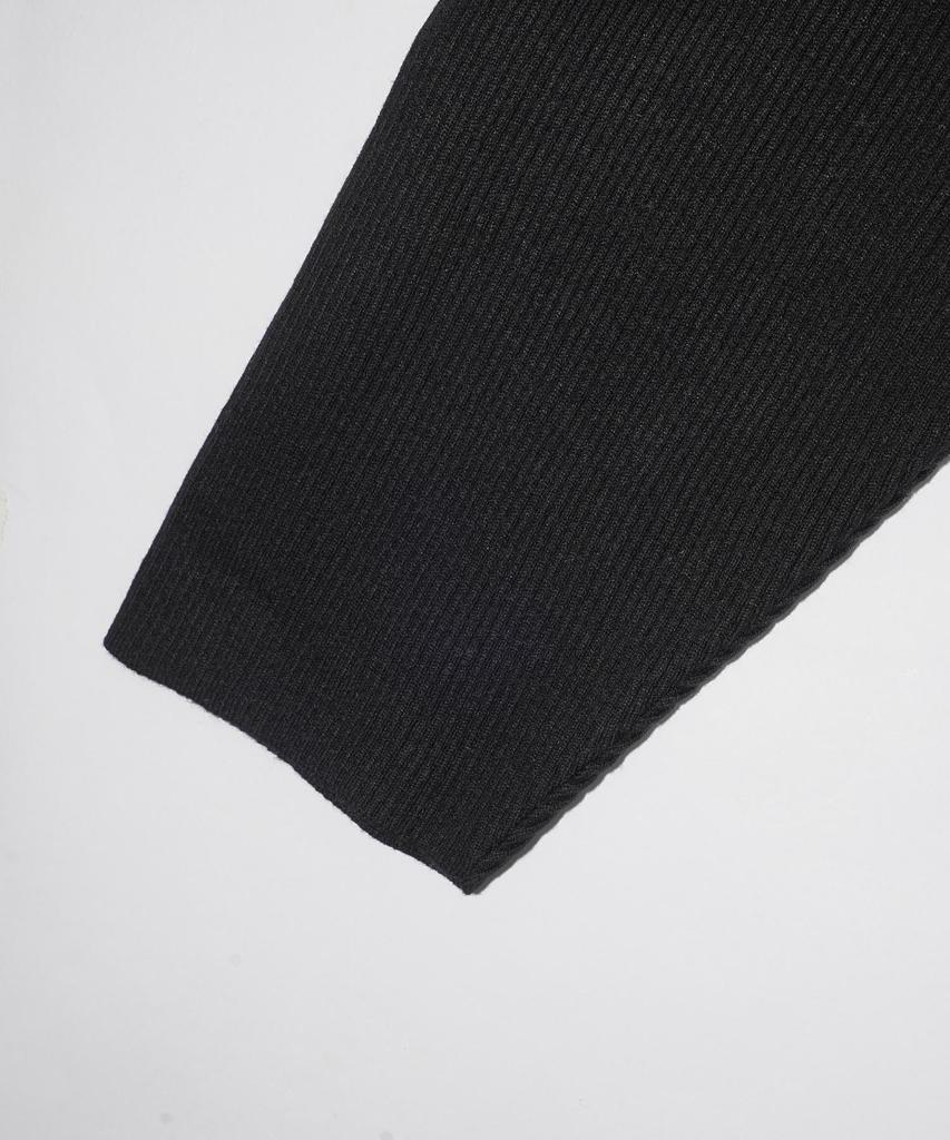 Raglan Knit Black X-girl Women's V-Neck Sweater,