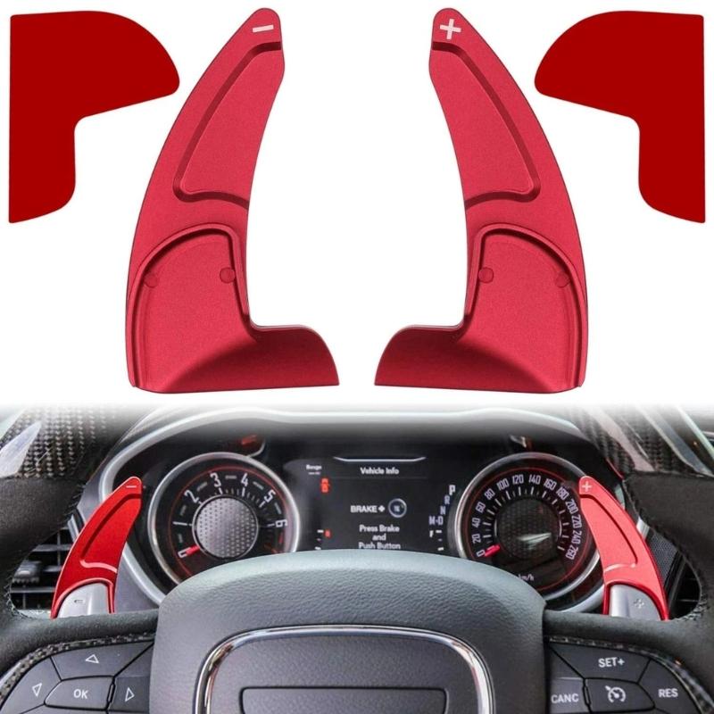 High Performances Metal Shifts Paddles Ergonomic Designs Gear Change Paddles Excellent for Car Cars From 2015 to 2021