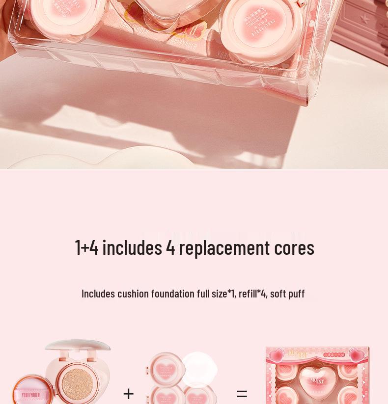 Soft Focus Cushion BB Cream: Light, Breathable, Concealing, Shape-Defining, Delicate, Adherent, Non-Caking Foundation.
