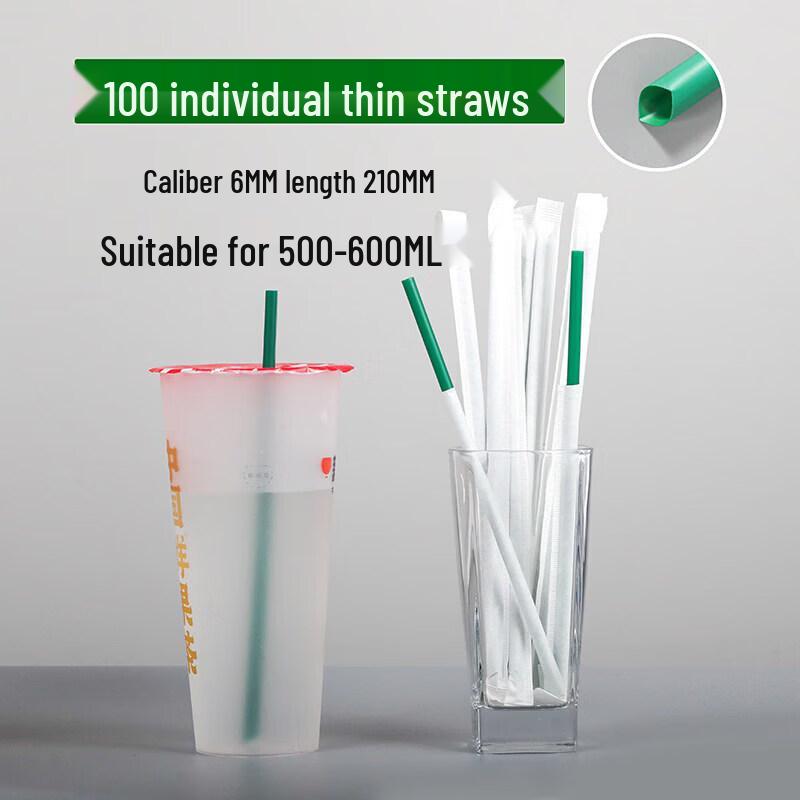 Thin Food-Grade Disposable Plastic Straws