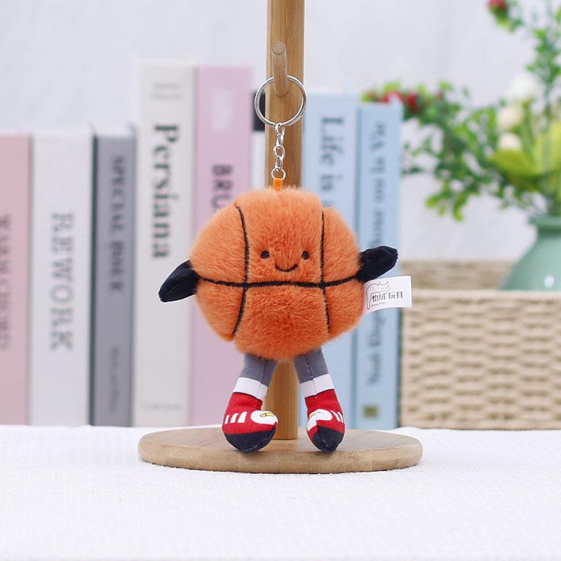 

Мультяшный Футбол Бадминтон Гантель Маленькая Подвеска Плюшевая Игрушка Фитнес Кукла Подвеска для Сумки Брелок C