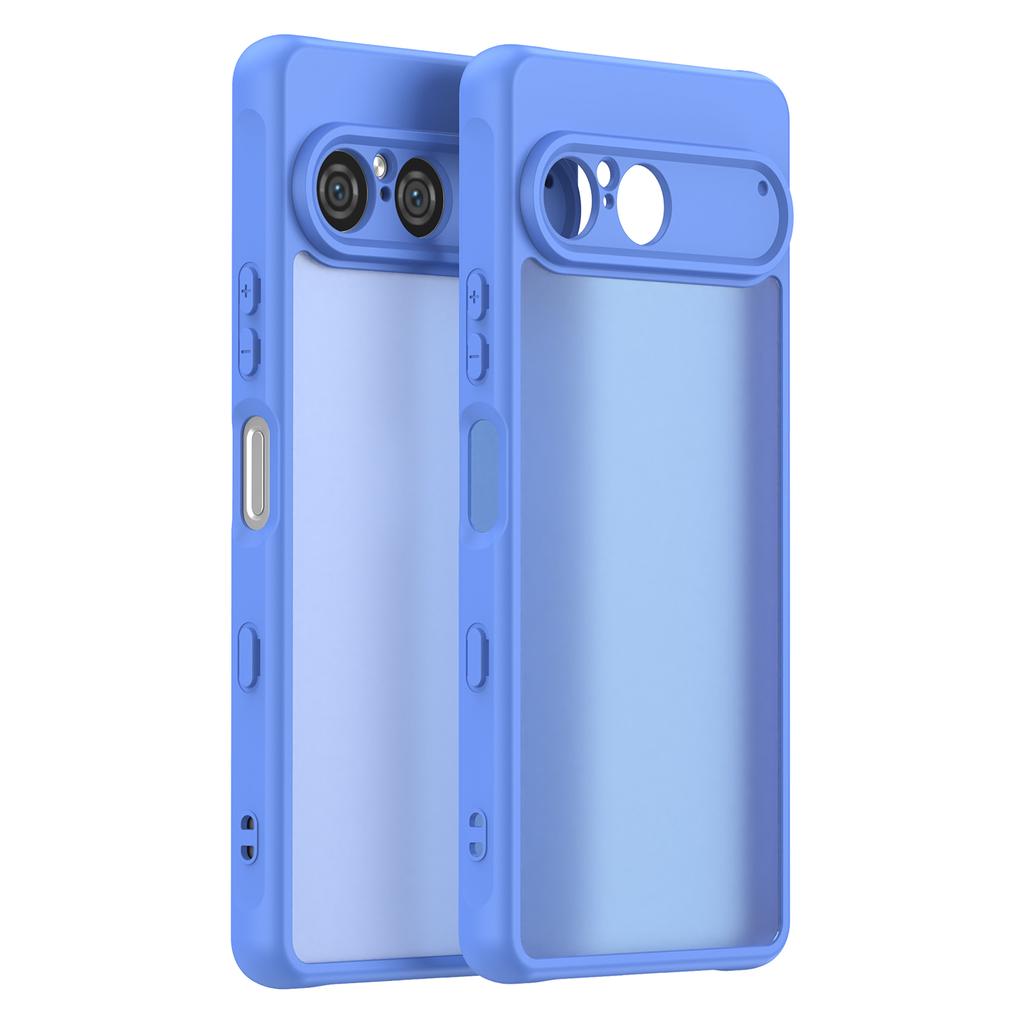 For Sony Xperia 10 VII Case Drop Proof Airbags Frosted Translucent PC + TPU Phone Back Cover