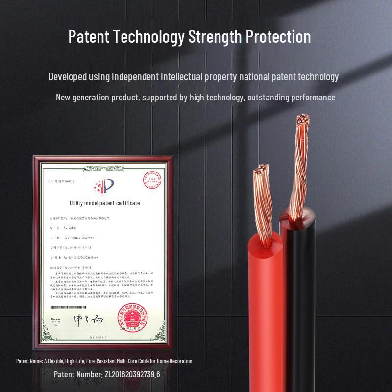 Minxing RVB 2*0.5mm² Red-Black Copper Core Parallel Wire, 100m