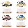 Gratulerer 2024 Konfirmasjonskake Topper Konfirmasjonssesong Bursdagskakeinnsats Gratulerer Grad Party Decor Supplies