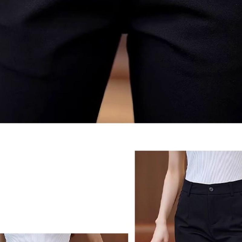 Women's Suit Pants Spring Summer New High Waist Slimming Black Skinny Casual Pants Petite Harem Pants Nine-point Trousers