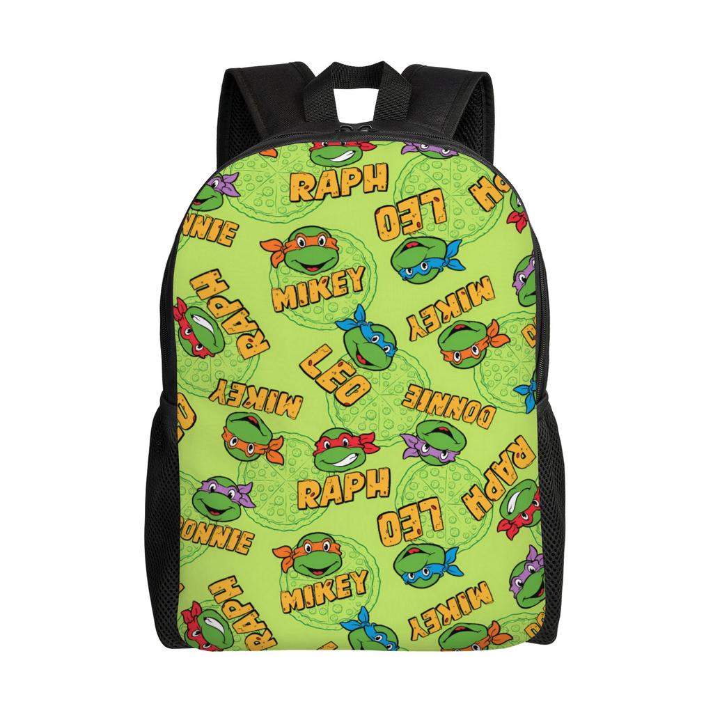 Custom Ninjas Turtles Backpacks Men Women Casual Bookbag for School College Superhero Bags