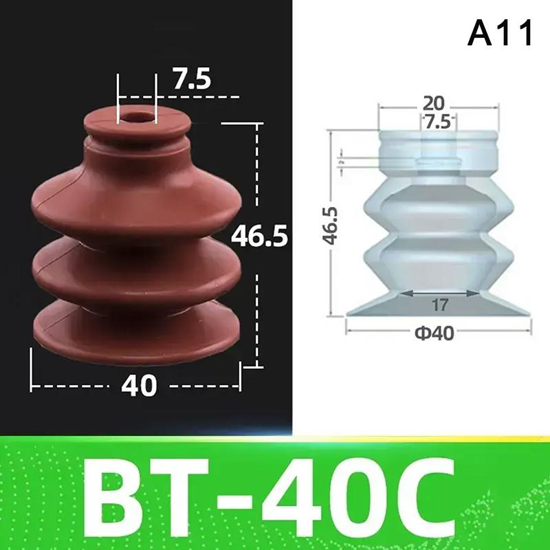 10Pcs Injection Molding Machine Mechanical Pneumatic Components Vacuum Suction Nozzle Star Tower Sucker Bt15C-Bt40C