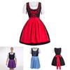 Vintage Style Bavarian Dirndl Dress For Oktoberfest And Festival Cosplay