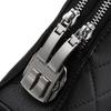 TS JYL laptop bag,Business Embossed Briefcase Wearproof Leather Grid Laptop Handbag