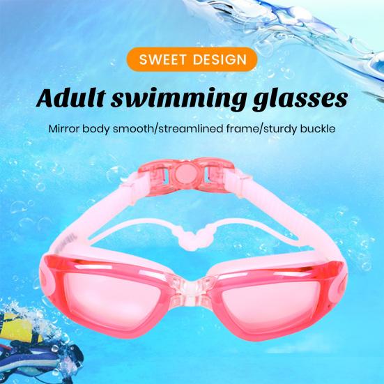 Lunettes De Natation Anti-buée – Avec Pince-nez Et Bouchons D’oreille – Adultes Et Enfants