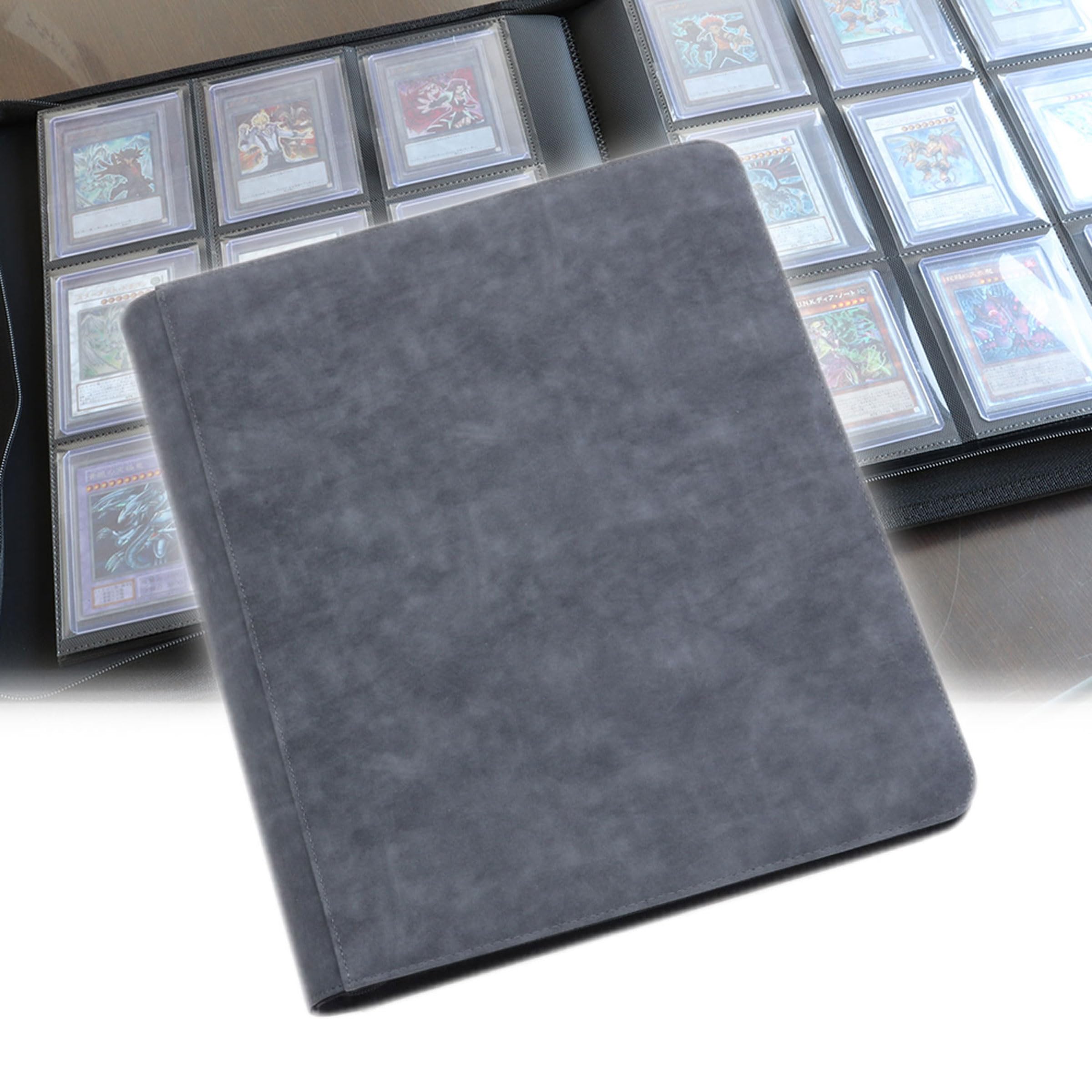 

Альбом для карточек Hogodas Загрузчик Файл Совместимый 360 Страница с карманами для хранения Коллекционный файл для карточек Прозрачная молния Серый TCG-HLD01G серый