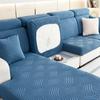 Jacquard Sofa Furniture Seat Cushion Protective Covers Stretchy Soild Colour Anti -Dirty L -Shaped Couch Covers Removable Sofa Slipcover Home Office