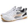 Li Ning Comfortable Abrasion Resistant Breathable Low Top Table Tennis Shoes Men's Black White APTP001-4