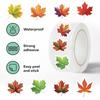 500 Pieces Autumn Stickers Maple Leaf Laptop Stickers Decal Roll For Fall Thanksgiving Water Bottle Planner Letter Scrapbook