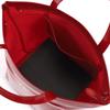 Kitamura YH1129 Red 2-Way Zippered Shopping Bag