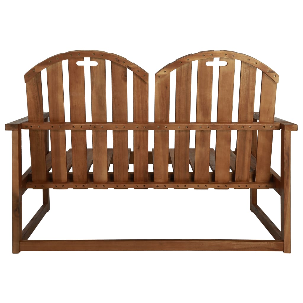 Garden Bench, 110 Cm, Solid Acacia Wood