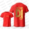 DJ Headphone Print T Shirts Turntablist Graphic Men's Street Streetwear Short Sleeve Recorded Music Gifts Tee T-shirt Clothing