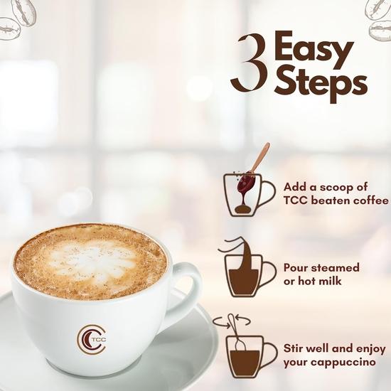 The Coffee Clique | Classic Original + Hello Hazelnut | Beaten Coffee Paste | Cafe Like Cappuccino At Home  | Combo Of 2 | 470 Grams