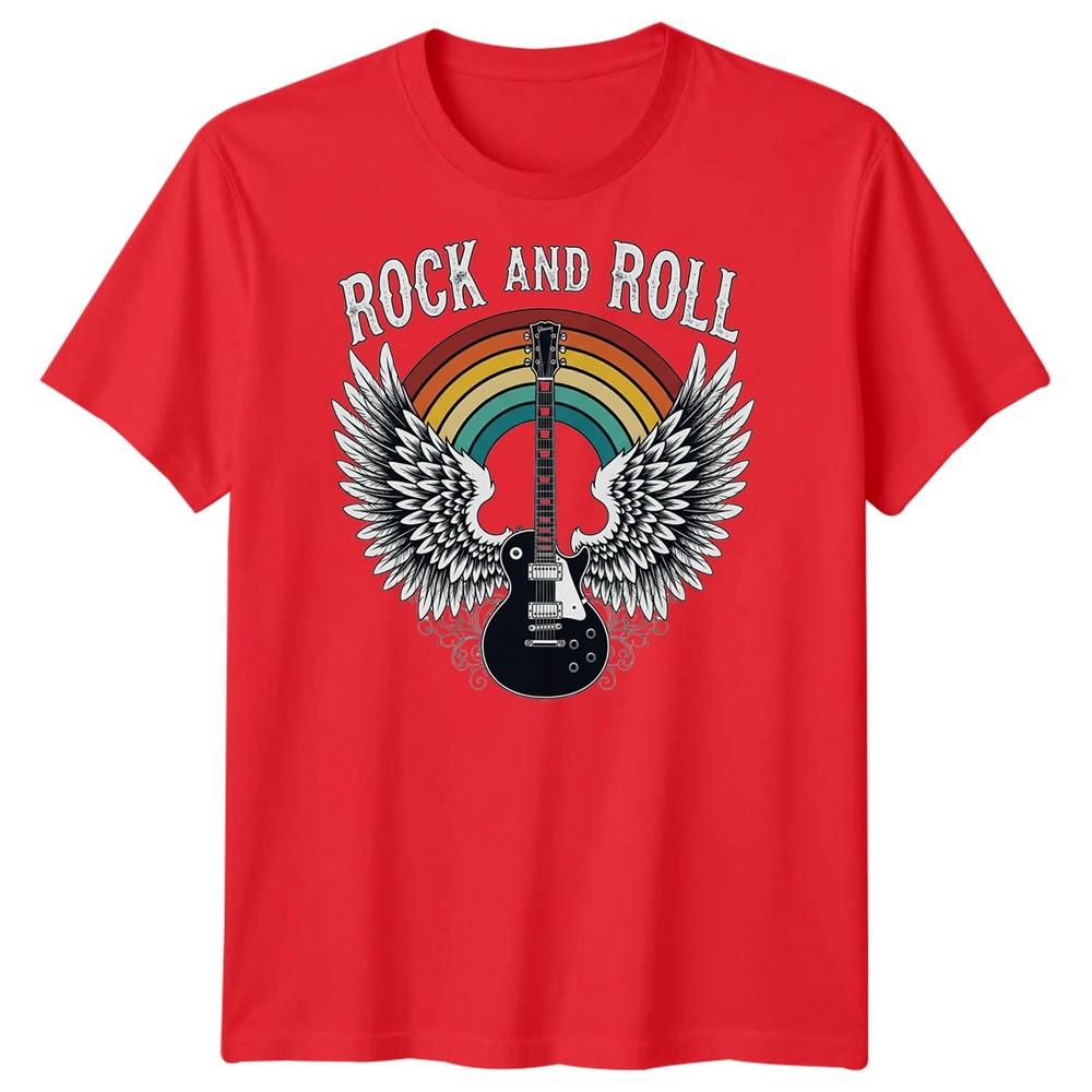 Guitar Heaven Rock N Roll Music Heavy Metal Unisexs Tshirt Tee Top
