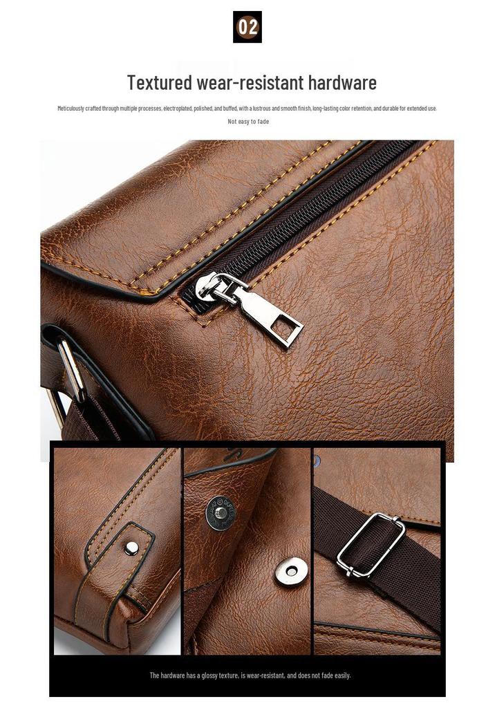 New Large Capacity Men's Casual Crossbody Messenger Bag