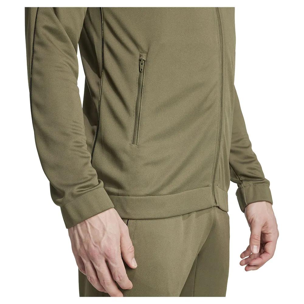 Adidas Train Essentials Full Zip Sweatshirt Synthetic Regular fit