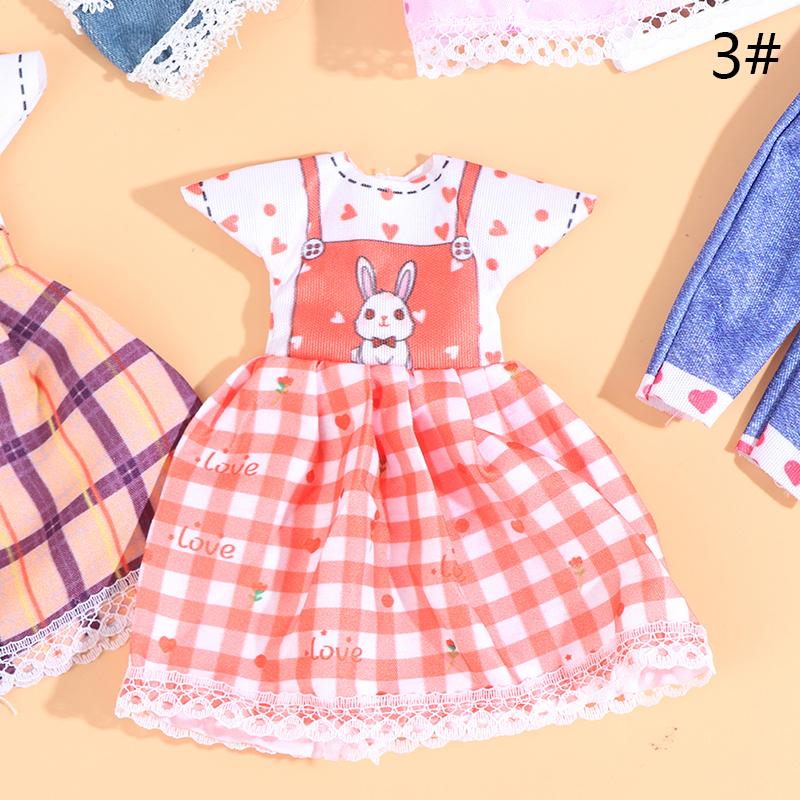 1/6 BJD Doll Clothes Girl Dress Fashion Sling Pleated Skirt Lolita Student Wear Doll Clothes Fits 30cm 1/6 BJD SD 13 Blyth Doll