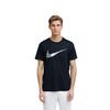 Nike T Shirts Men's Black Crew Neck Moderate Straight Fit DQ1930-010