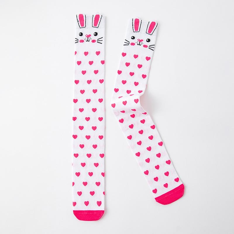 Spring Autumn Girls Cotton Over The Knee Long Lovely Stockings Cartoon Cartoon Kids Child Knee High Socks infant Baby Socks