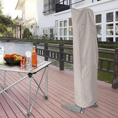 Capa Impermeável para Guarda-Sol Cantiléver Cobertura para Guarda-Sol Lateral ao Ar Livre Capa Impermeável Anti-UV para Guarda-Sol de Pátio