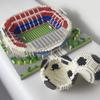 Knew Built Barcelona Soccer Stadium with Soccer Ball Micro Blocks Building Toys Experience the Joy of Footballive Good Deco Gift