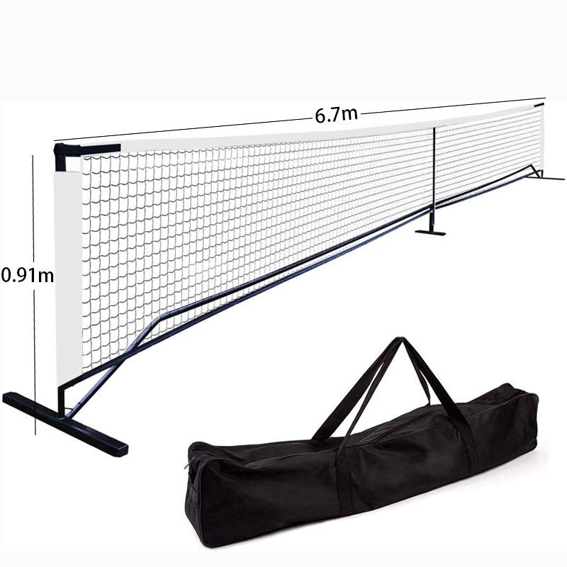 Heavy-Duty PVC Mesh Portable Pickleball and Tennis Practice Net
