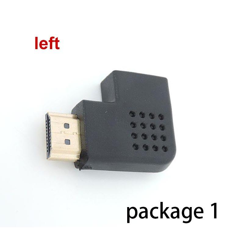 

5 типов удлинитель-переходник «папа-мама» HDMI-совместимый разъем адаптер 90 270 градусов видеокабель под прямым углом для HDTV TV 4K package 1